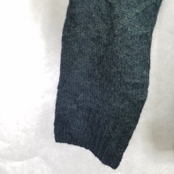 Ichi Ihamara Cardigan Women's Large Navy Blue Long Sleeve Open Sweater Alpaca - Picture 6 of 15